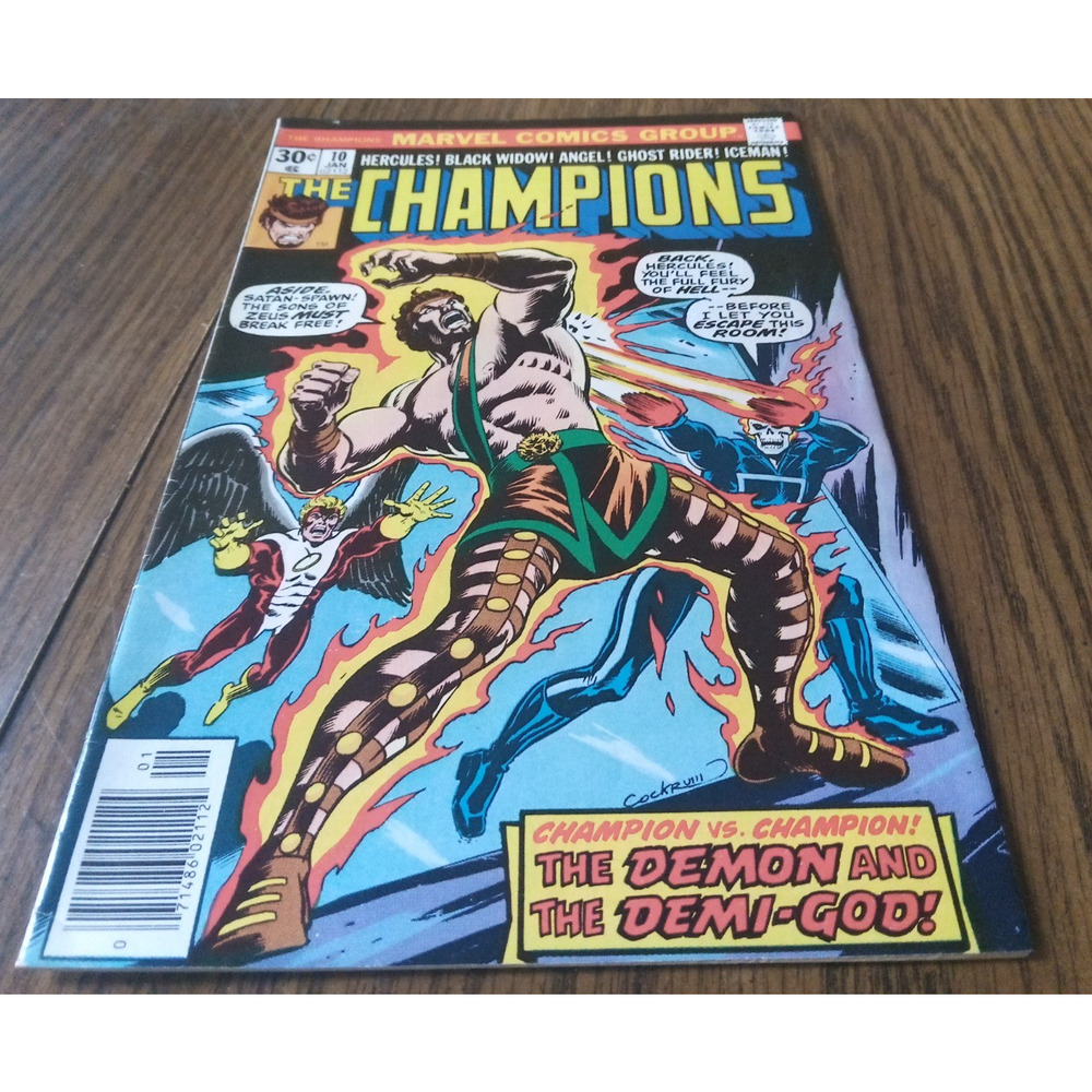 The Champions #10 (January 1977 Marvel Comics)